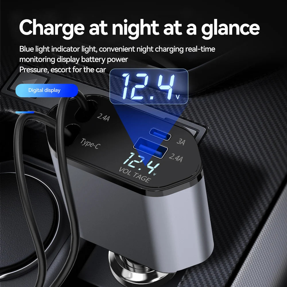 Premium 4-in-1 Car Charger™