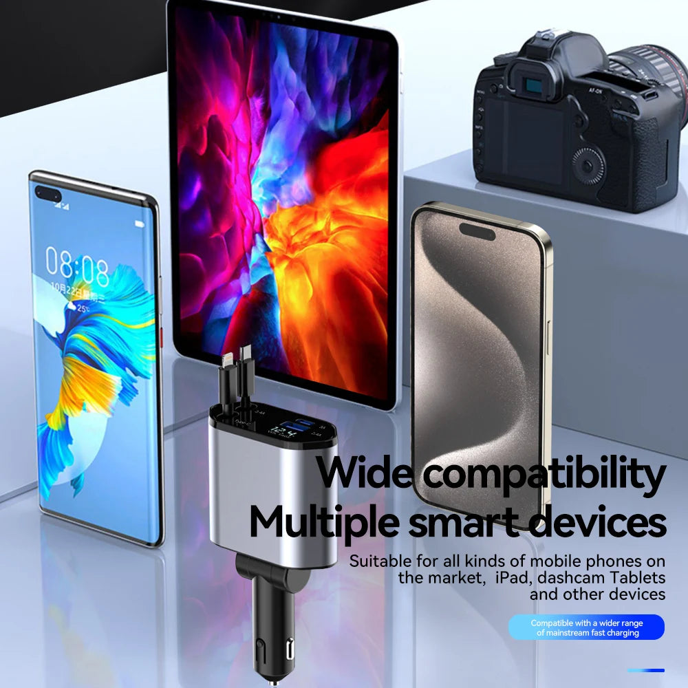 Premium 4-in-1 Car Charger™