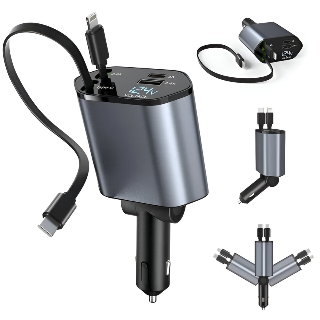 Premium 4-in-1 Car Charger™